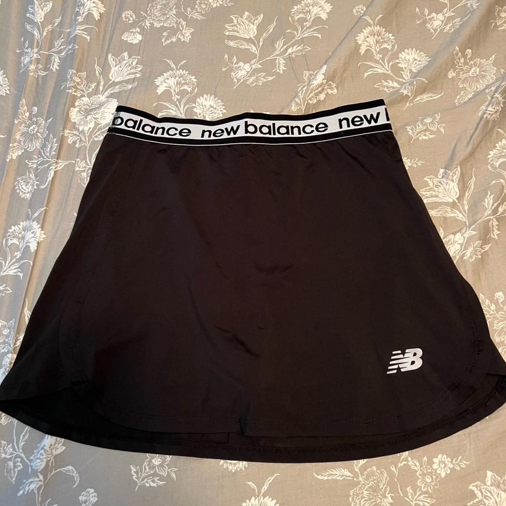 New Balance Black Tennis Skirt